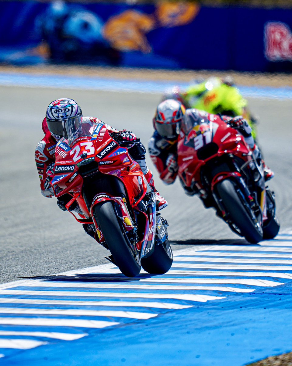 An unlucky saturday. My sprint ended just as I was fighting for the podium. Anyway, I'll try again tomorrow! #forzaDucati #SpanishGP
