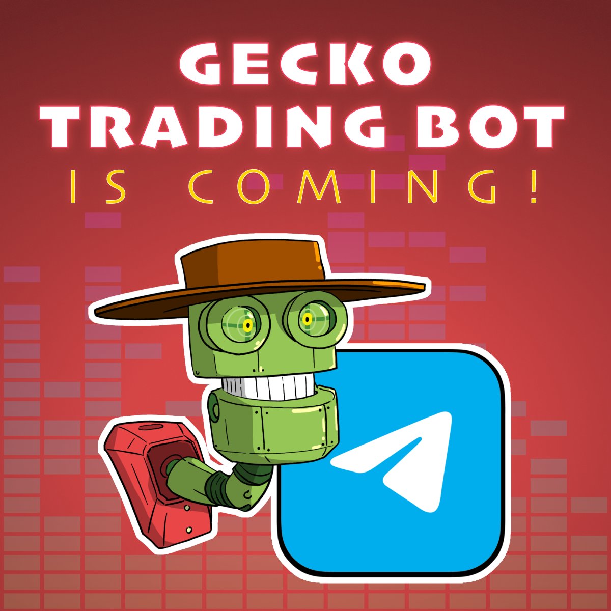 🚀 Introducing the Gecko Telegram Trading Bot! Exciting news, Gecko Inu fam! Get ready for the launch of our brand-new product, the Gecko Telegram Trading Bot. We're here to revolutionize your trading experience and provide you with powerful bots to be ahead of every trade. ✅…