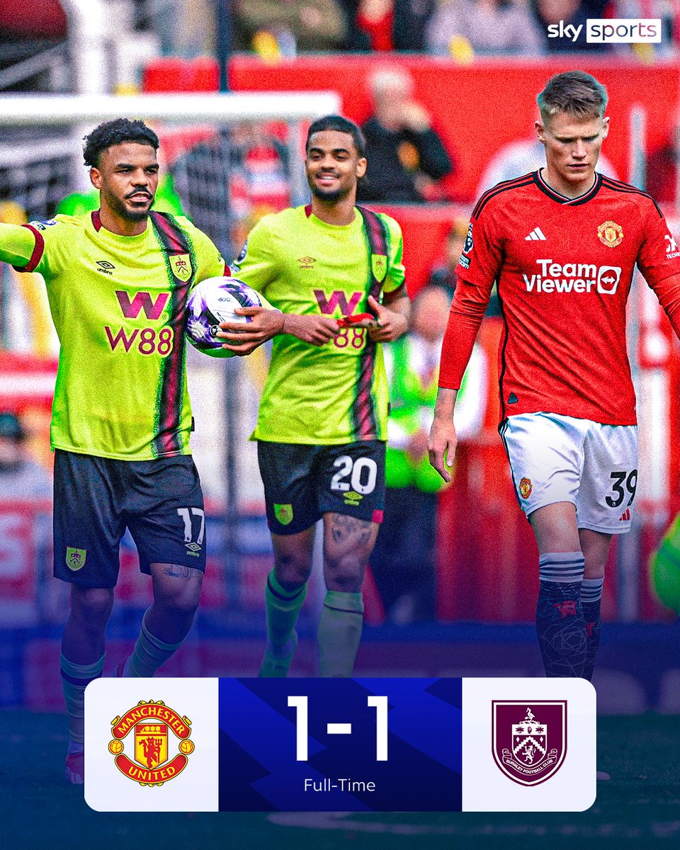 A huge result for Burnley as they pick up a point at Old Trafford! 🟣