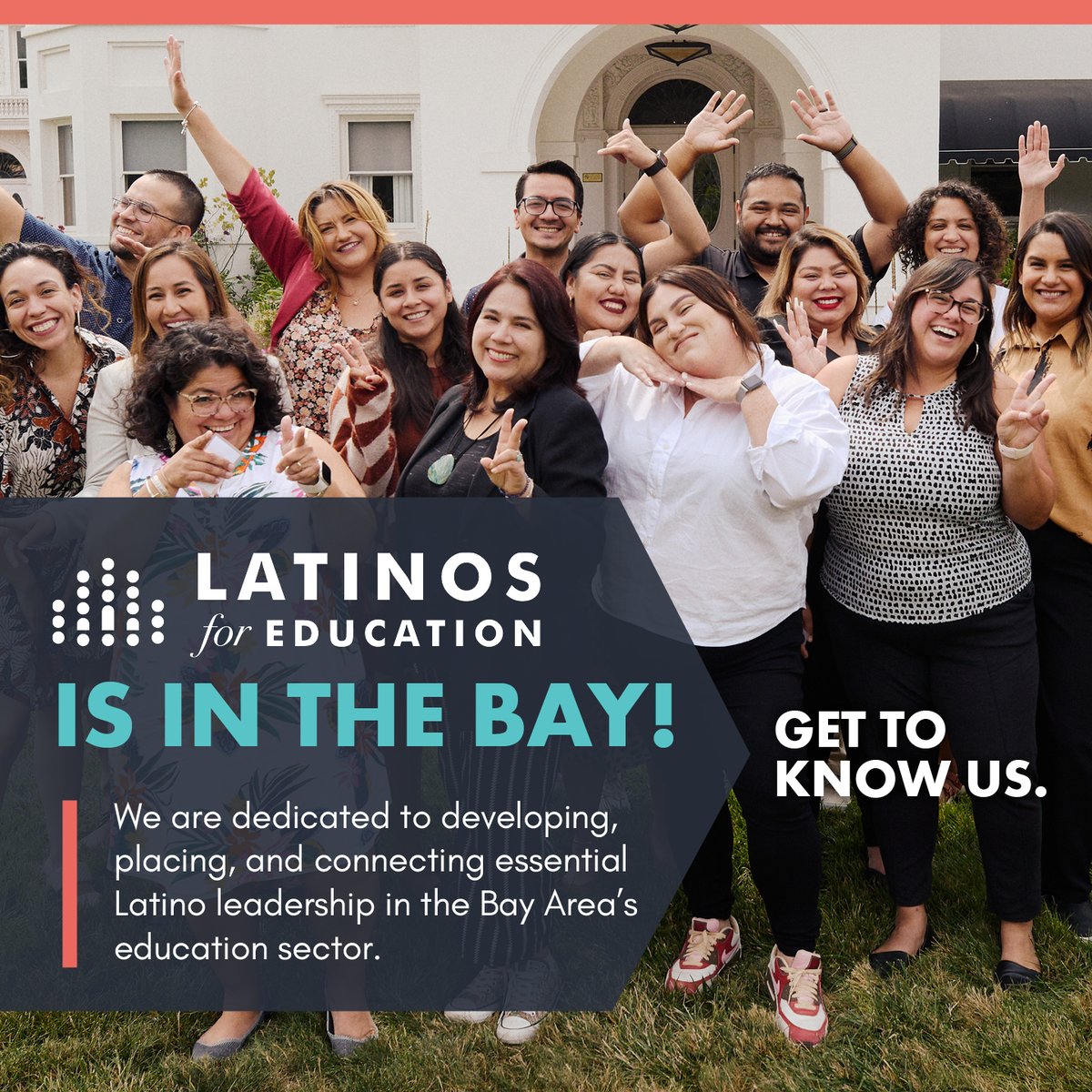 Latino leaders in the Bay should be at the forefront of shaping an equitable education system for Latino students. If you're an educator who want to develop as a leader, we're here to help you unlock your full potential! Learn more about our work: hubs.la/Q02vcl080