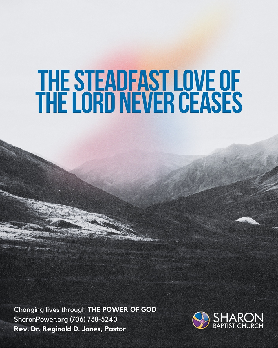 The steadfast love of the Lord never ceases; His mercies never come to an end; they are new every morning; great is Your faithfulness.

Lamentations 3:22-23 (ESV) 

#SteadfastLove #MerciesRenewed #NewEveryMorning