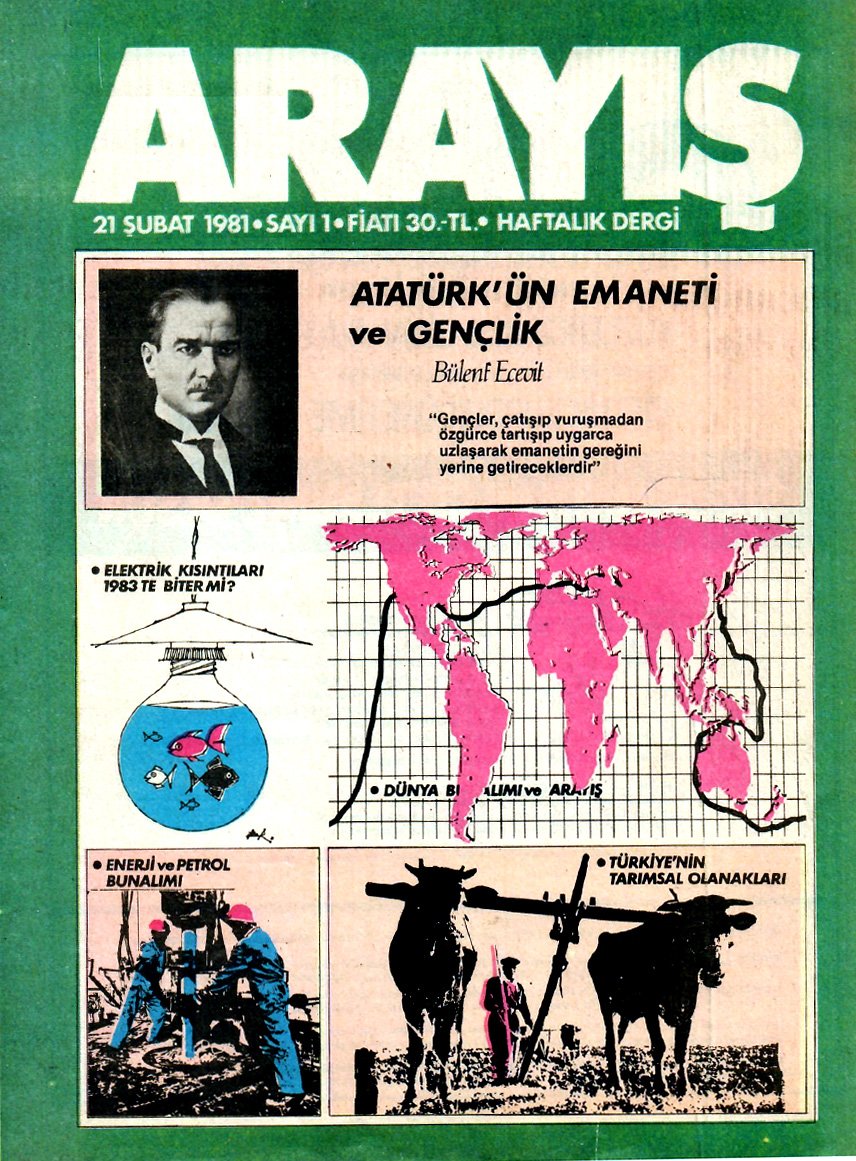 1981 Yılında Bülent Ecevit tarafından çıkarılan dergi.