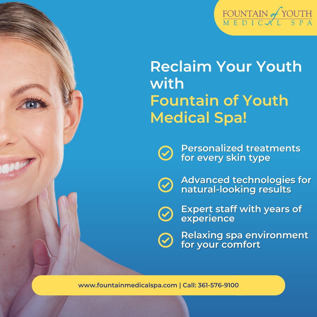 Tired of wrinkles? Discover why we're Victoria's ultimate destination for youthful skin! 🌼✨

🔍 Experience the Difference:
✨ Expertise
✨ Innovation
✨ Care
🌸 Feel Beautiful Again! Call 361-576-9100!
#YouthfulSkin #WrinkleTreatment #WrinkleFree #VictoriaTX #MedicalSpa