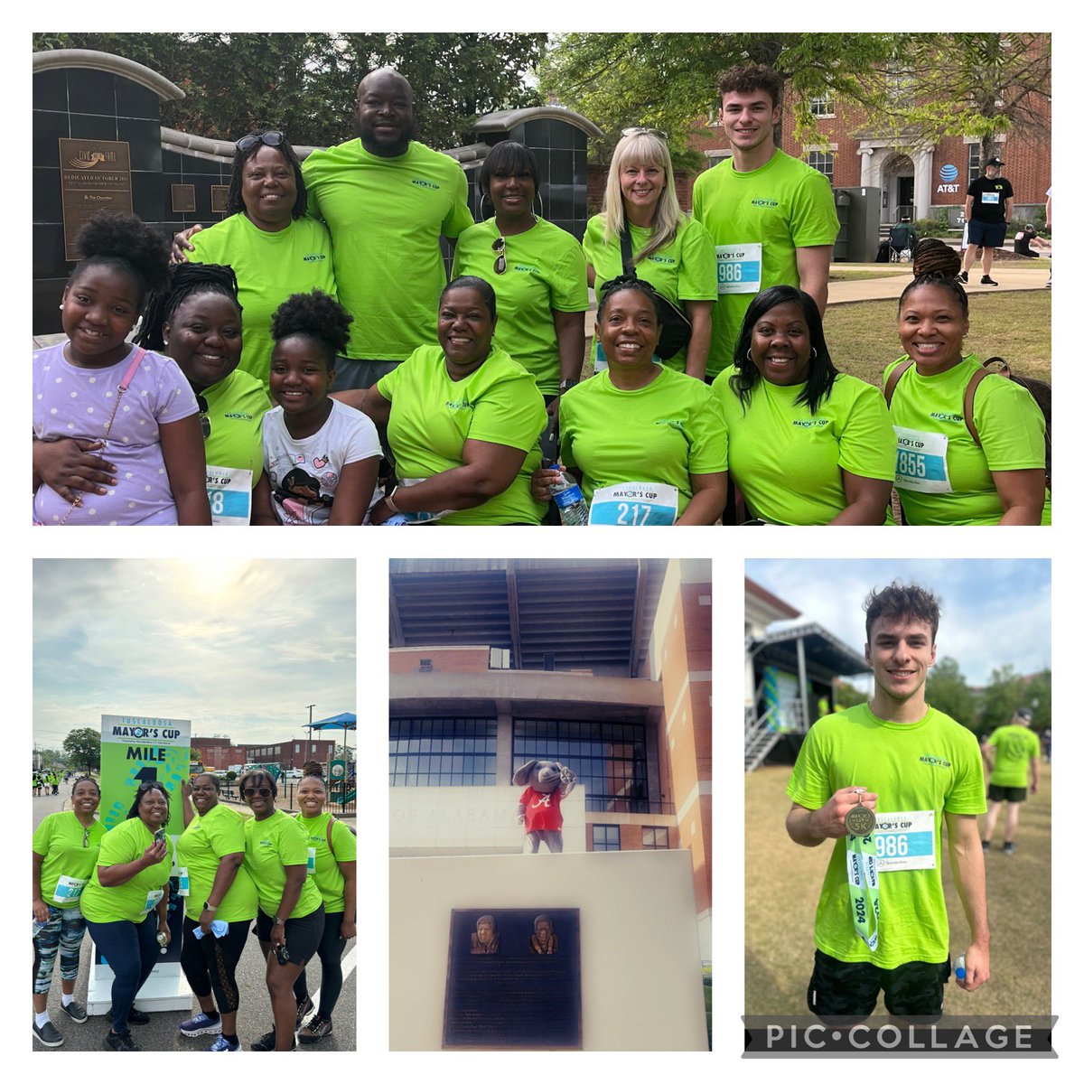 Team Oakdale was ready today to support Pre-K at the Mayors Cup! 🏃🏾‍♀️🏆 @tuscaloosacity @TCSBoardofEd @Lucy80439132