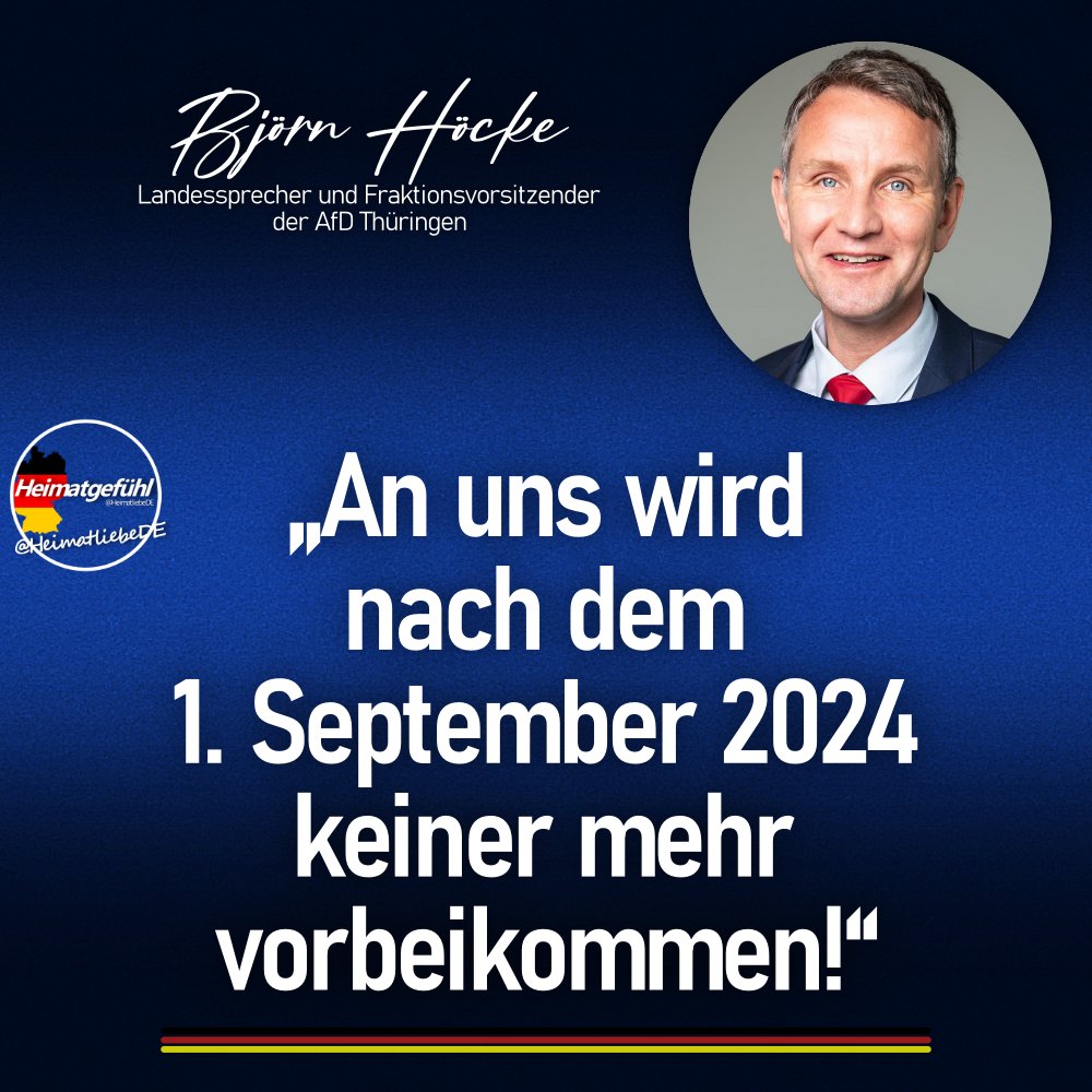 Im Osten geht die Sonne auf! 🔥🇩🇪
#Höcke