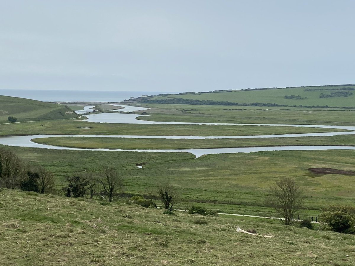 Great day on the South Downs - Seven Sisters, Cuckmere Haven, Alfriston (England’s prettiest village - allegedly), Litlington  #veganbowl #croquettes #ploughandharrow and fake chalk horse. Thanks @nick 🙏 <a href="/StJPiccadilly/">St James's Church, Piccadilly</a> <a href="/bryant/">al.b</a> @ros_fane <a href="/JenniferVeall/">Jennifer Veall</a> <a href="/bryantwenty7/">Rob Hull</a>
