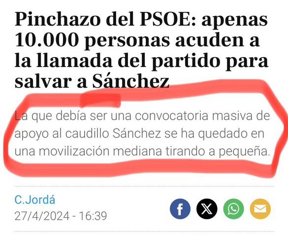 Apenas 10.000 taraos apoyando a #ElPeorPresidenteDeLaHistoria 🤦 Venga charos podéis seguir cantando el #PedroQuédate 🤣🤣🤣🤣🤣