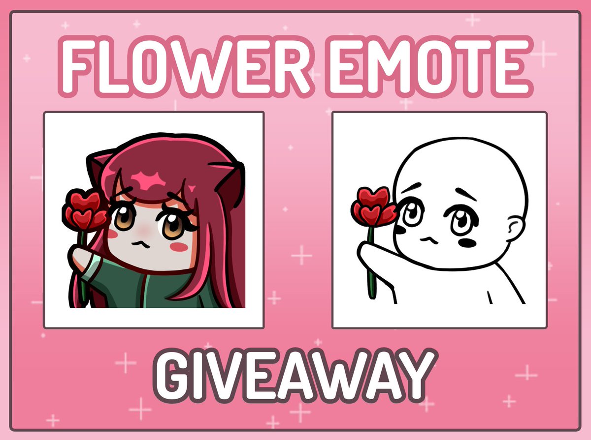 🌹FLOWER EMOTE GIVEAWAY🌹

✧ I'll be giving away 1 emote every 3 retweets

To enter:
1. Follow
2. Like
3. Retweet
4. Drop your OC in comments

ANNOUNCING WINNERS ON MAY 4TH!!!!!
#giveaway #artgiveaway #artraffle