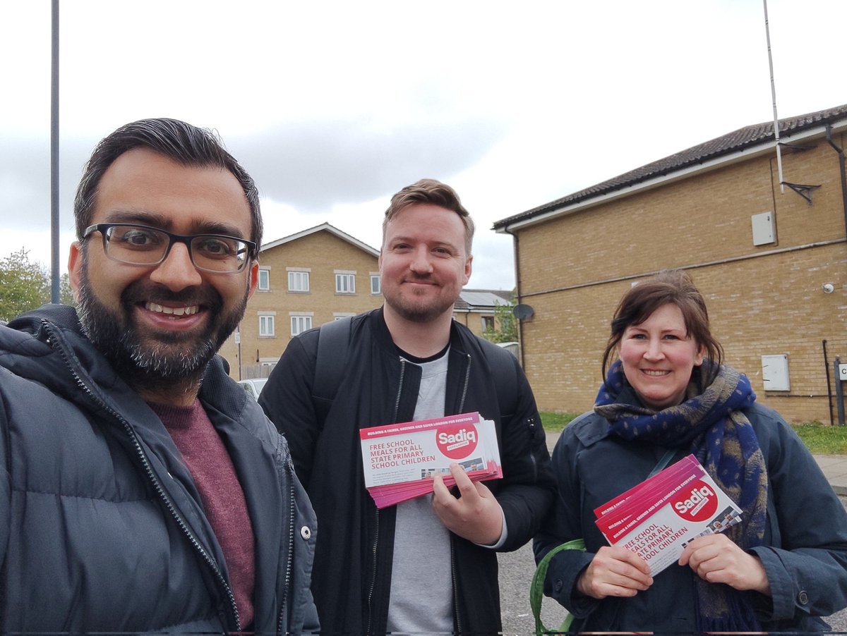 Out with our @BrentLabour Roundwood Councillors on the #labourdoorstep - Lots of support for @SadiqKhan and @LondonLabour - On May 2nd, vote Labour and don't forget you'll need photo ID to vote.