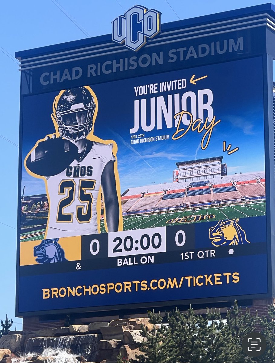 Thanks @Coach_Harwell and @ucobronchofb for having me out for a Junior Day Visit! @RecruitBixbyFB @BixbySpartanFB @Coach_Swanson1 @_EliteProspects