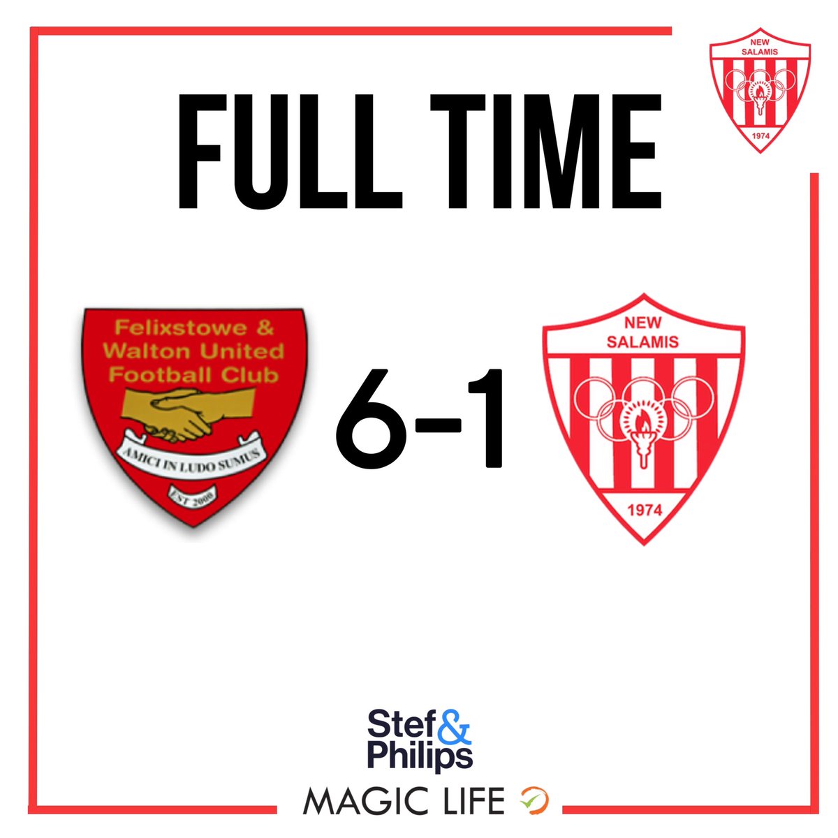 FULL TIME And with that, New Salamis comes to an end. #solosalamina