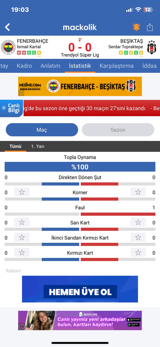 Resmen hükmediyoruz.

Fenerbahçe - Beşiktaş