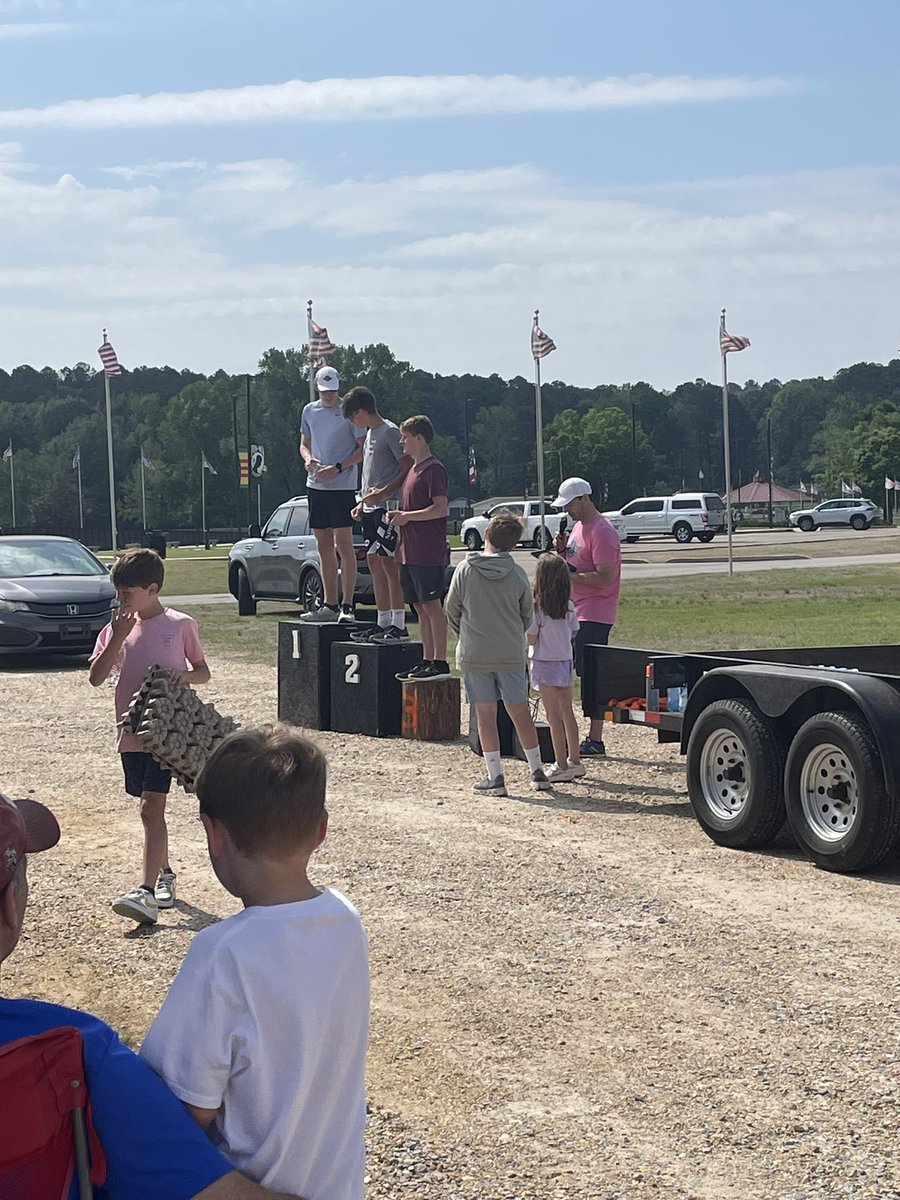 A month ago my son decided to do a triathlon. Today, he finished 44th overall out of 150 and 3rd in his age group. Unreal to me. Not surprising, he was 1st overall in the swim portion.