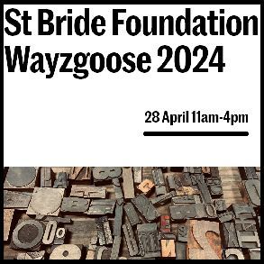 Here is a good excuse to visit one of London's hidden gems - St Bride’s Church. Originally at 234 ft it had Sir Christopher Wren’s highest steeple.

Tomorrow: Wayzgoose- A celebration of the printed word.

There will of course be cake!

@besttubeto Blackfriars for @stbrideschurch