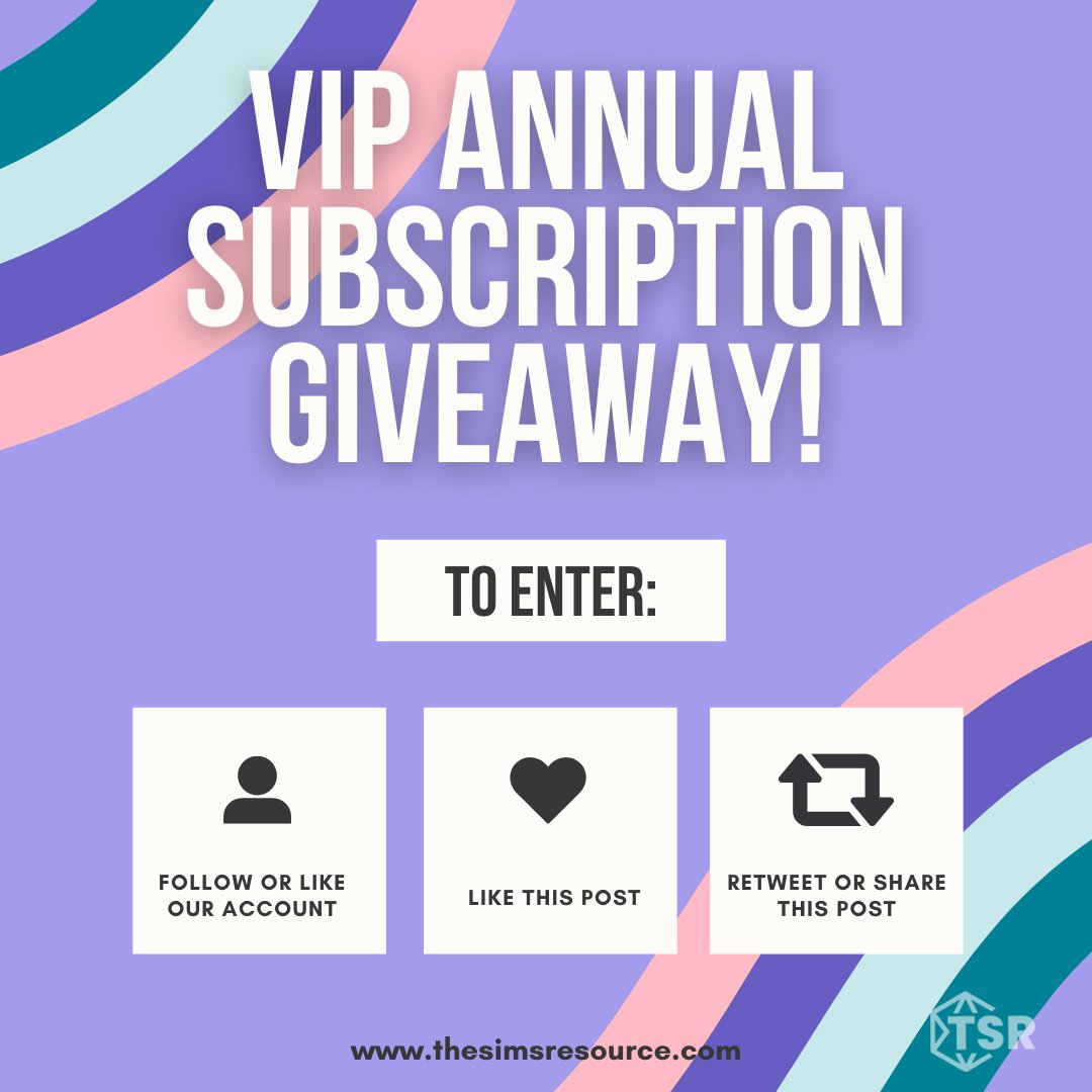 Want to score a VIP Membership for an entire year?🎉Follow us, show some love on this post, and share for a shot at winning! 🎉 Winner will be selected on 5/3/24!
#thesims4 #sims4cc #giveaway #gaming