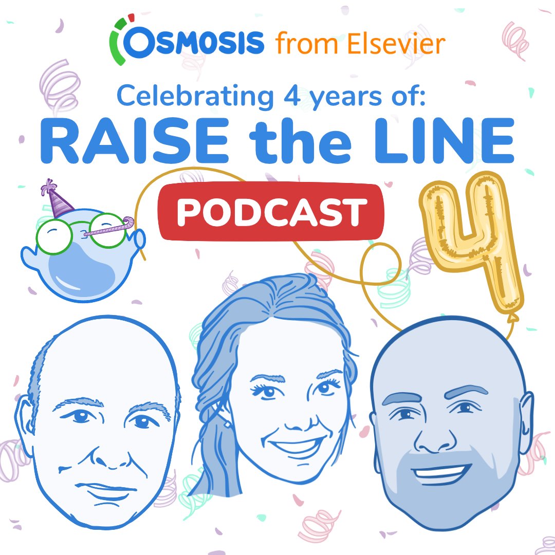 We're celebrating the 4th anniversary of the Raise the Line #podcast and exploring some of the most thought-provoking health-related content online! Listen to each of our top ten most popular episodes – tune in now: osms.it/blog-rtl-4th-yt #LearnByOsmosis
