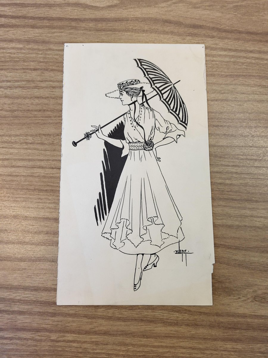 Happy Fashion Week Vancouver! Fashion illustration by Ernest Le Messurier Image: [Fashion illustration, woman with parasol] - [between 1912 and 1932] Ref Code: AM1562-S02-: 76-32.275 ow.ly/2PYs50QURHn #Fashionweek #Vancouverfashionweek @Vanfashionweek