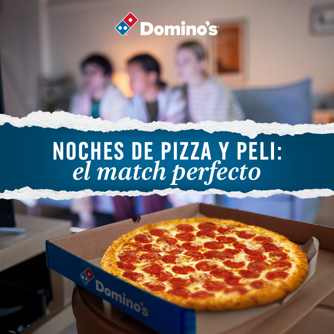 ¿Buscando el plan perfecto para el fin de semana? 🎬🍕 Pizza de Domino's + tu peli favorita = ❤️. 

#NocheDePeli #PizzaNight