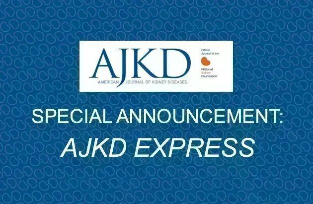 ⚡️AJKD Express is an expedited consideration process for full-length original research articles: Authors of eligible #AJKDExpress articles will be notified of decision within 7-16 business days.⚡️ Details on #AJKDBlog: buff.ly/2YabVyd