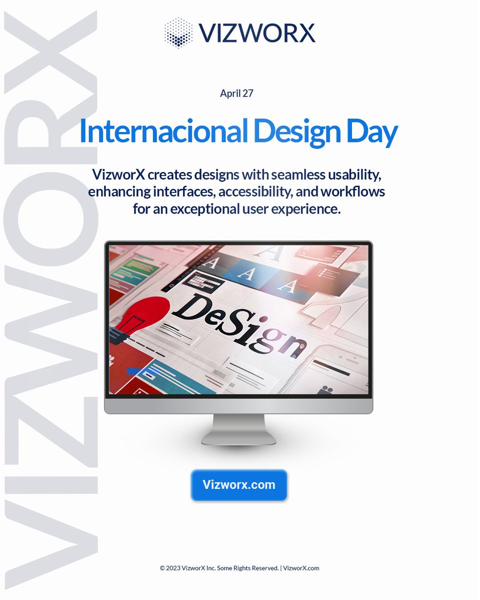 vizworx's tweet image. Contact VizworX to enhance your company interfaces, accessibility, and workflows for an exceptional user experience. Liinks.co/vizworx
#DesignForUsability #UserCentricDesign #AccessibleUX