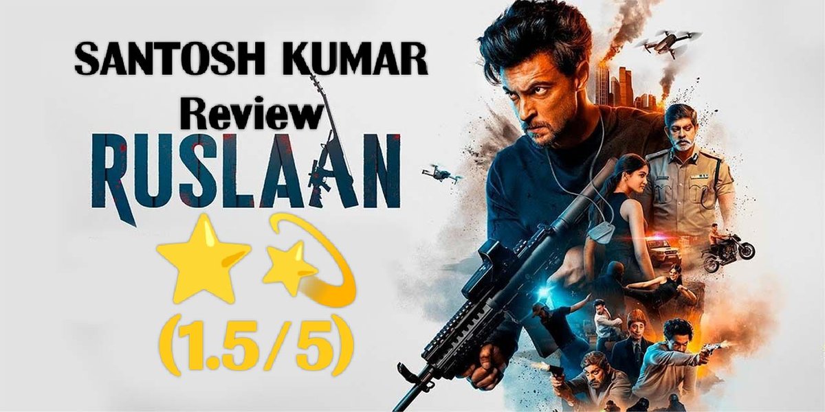 #Ruslaan Review
Rating:⭐💫
This is not a film this movie is full of Bimaari🤮

#AayushSharma 's performance totally dull boring screenplay with gulati type action..!

Overacting ki line cross kar di
#NotRecommended