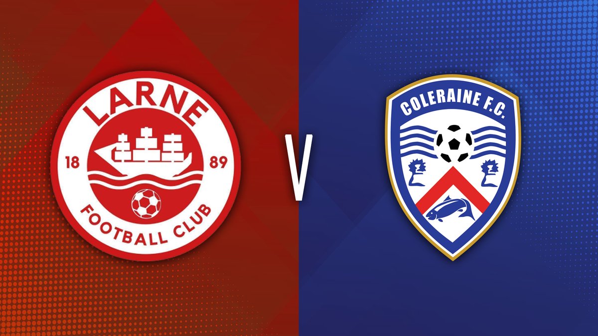 The Gibson Cup will be lifted tonight 🏆 Larne v Coleraine ⚽ Watch live on BBC Two NI and @BBCiPlayer from 5:15pm