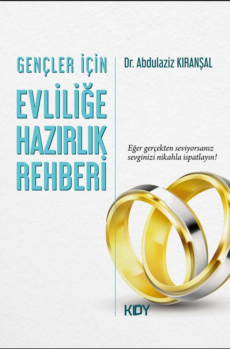 Gençlerimiz için sade ve anlaşılır bir dille hazırlamaya çalıştığımız Evliliğe Hazırlık Rehberi kitabımız çıktı hamdolsun: | “Birbirini sevenler için nikâhtan daha iyi bir çözüm yoktur.” Hz. Muhammed (s.a.s) (İbn Mâce, Nikâh, 1) kitapyurdu.com/kitap/gencler-…