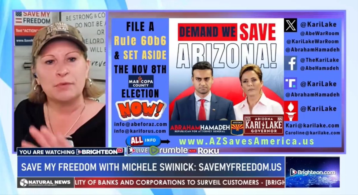 URGENT RETWEET REQUEST Would you all please RT this for the love of God, country and my sanity? This woman in AZ has been screaming about election fraud for over 17 months now. She is simply asking for .@KariLake and @AbrahamHamadeh to file a Rule60b order to admit NEW EVIDENCE…