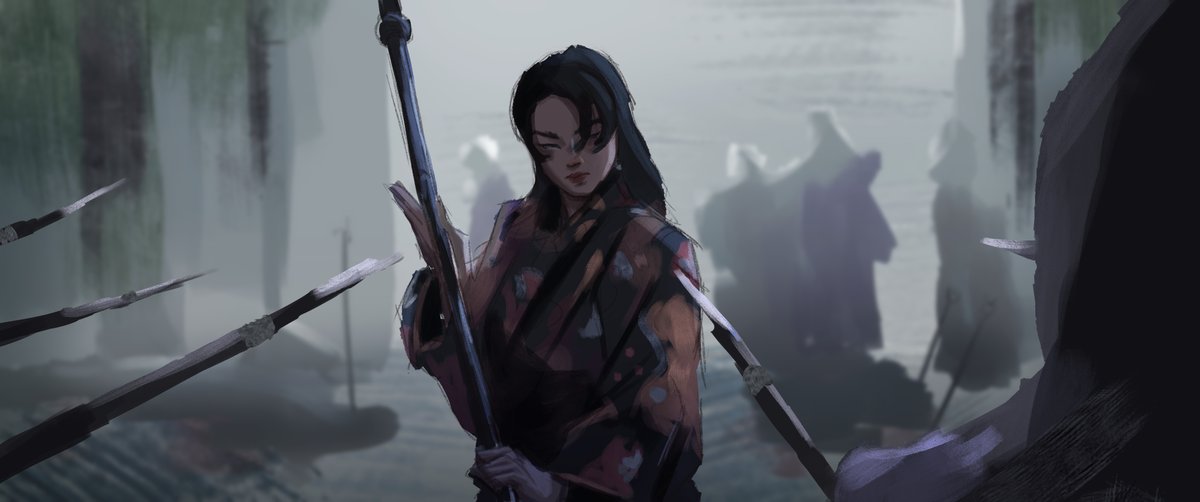 wtsnn1's tweet photo. #Shogun art wip https://t.co/AHAfaQbpUZ