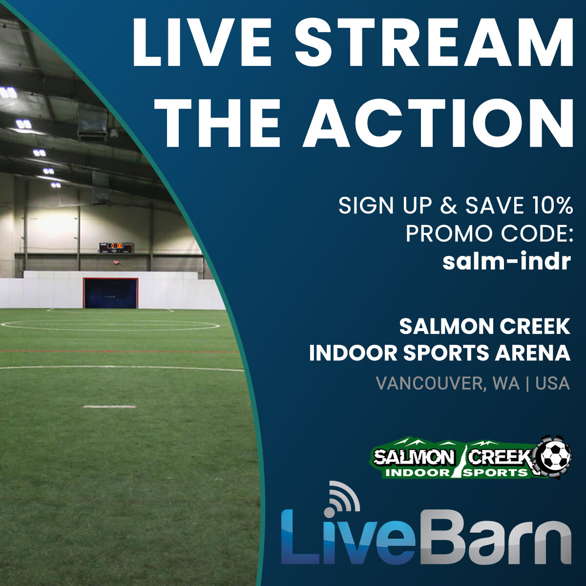 Soccer Saturday is here! Join us at the arena tonight and catch all the excitement as our coed teams take the field. If you can't join us at the arena, no worries! Tune in to the games on LiveBarn and cheer for our teams as if you were right here with us!