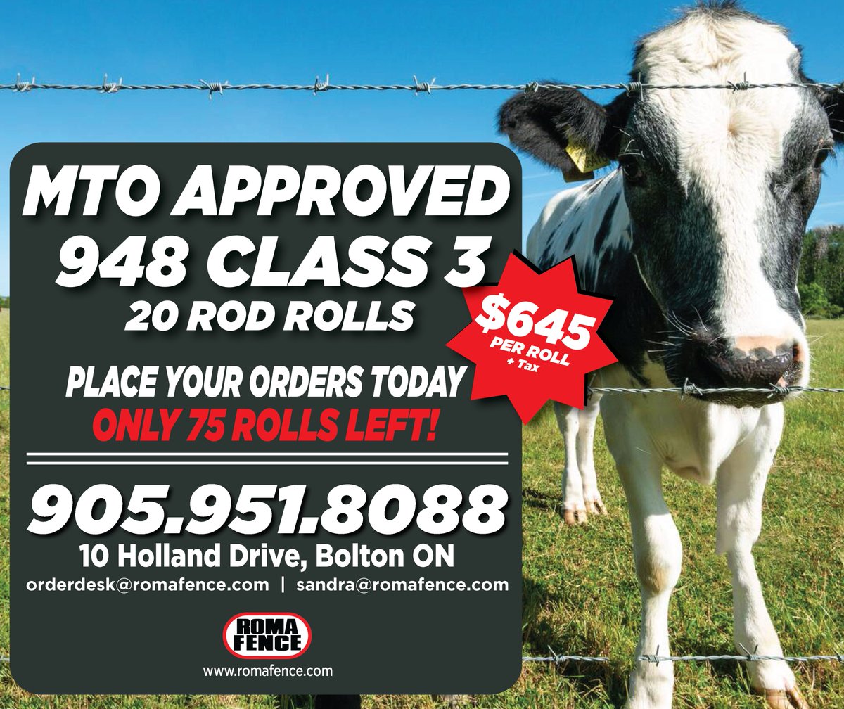 Don't miss out on this AMOOOZING deal! 🐄 Contact us today to place your order today! #romafence #farmfence #sale