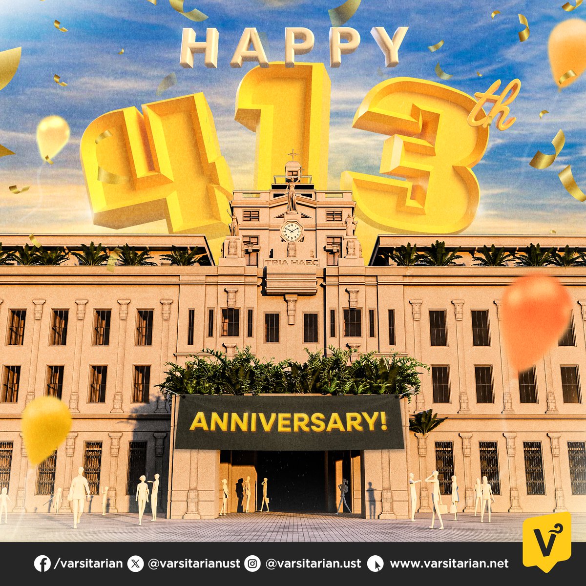 Happy 413th founding anniversary, UST!

(Art by Michelle Ann C. Kalaw and Allan Christopher M. Sayat/ The Varsitarian)