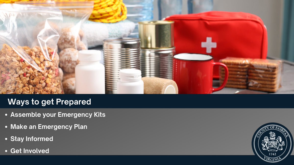 There are tons of ways to get prepared before an emergency! Take some time this weekend to ensure you are ready for the unexpected! For more information on emergency preparedness visit bit.ly/3nKclYc