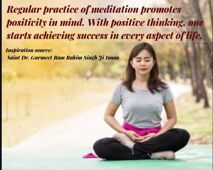 There is only one tonic for all problems that called #MethodOfMeditation ,by practicing continuously on God's words #Boostselfconfidence & increases inner strength to fight with negative thoughts and effects,  helps you to achieve success in every good field.  #SaintDrMSGInsan