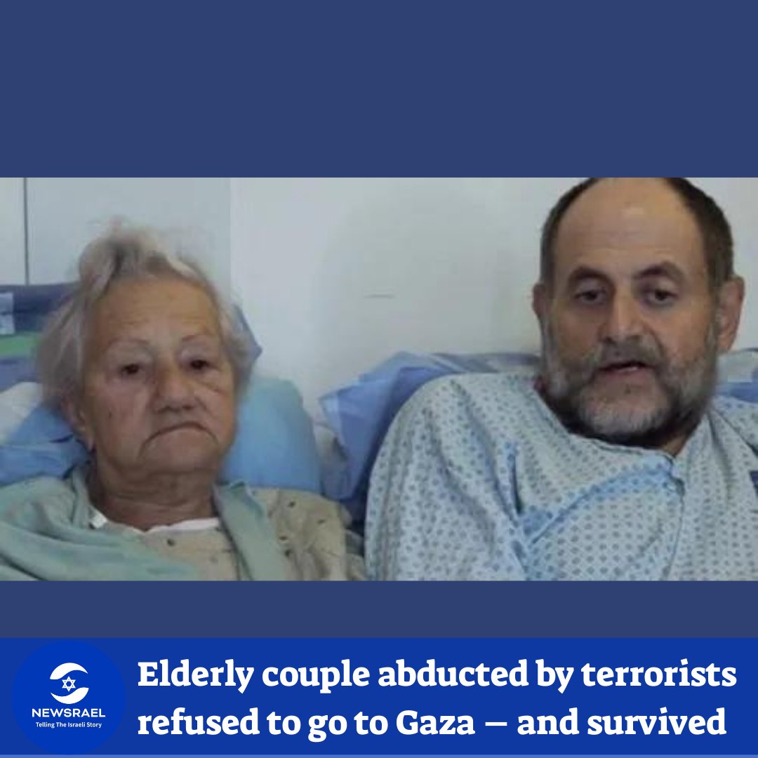 Despite being wounded during the Hamas invasion, Diana and Moshe Rosen defied their terrorist captors’ demand to go with them to the Gaza Strip. #HamasisISIS #Terrorism newsrael.com/posts/3aizppnu… Source: World Israel News