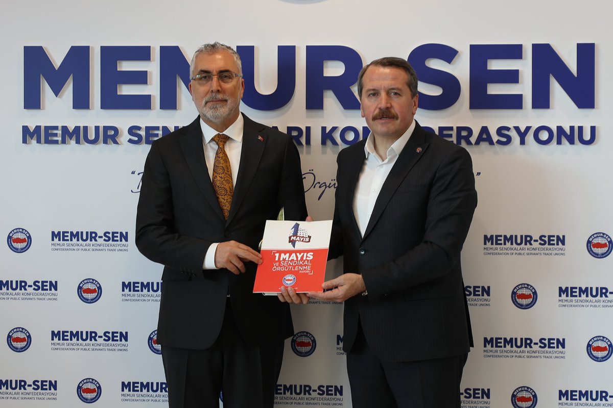 TOÇ BİR-SEN (@tocbirsengm) on Twitter photo Çalışma ve Sosyal Güvenlik Bakanı Sayın <a href="/isikhanvedat/">Prof. Dr. Vedat Işıkhan</a>, Memur-Sen Konfederasyonumuzu ziyaret etti.
Ziyarette; 29-30 Nisan tarihlerinde “Türkiye Yüzyılında Çalışma Hayatı: Emeğin, Sendikal Örgütlenmenin ve İstihdamın Geleceği” temasıyla gerçekleştirilecek olan 13. Çalışma Çalışma ve Sosyal Güvenlik Bakanı Sayın <a href="/isikhanvedat/">Prof. Dr. Vedat Işıkhan</a>, Memur-Sen Konfederasyonumuzu ziyaret etti.
Ziyarette; 29-30 Nisan tarihlerinde “Türkiye Yüzyılında Çalışma Hayatı: Emeğin, Sendikal Örgütlenmenin ve İstihdamın Geleceği” temasıyla gerçekleştirilecek olan 13. Çalışma
