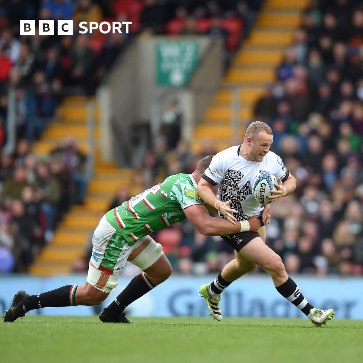 FT: Leicester Tigers 19-21 Bristol Bears SENSATIONAL! 3 TRIES IN THE FINAL 9 MINUTES!! Magnus Bradbury's late converted try earns Bristol victory. Max Lahiff also scored two tries, as Pat Lam's side comeback from 19-0 down to take a big step to the end of the season play offs.