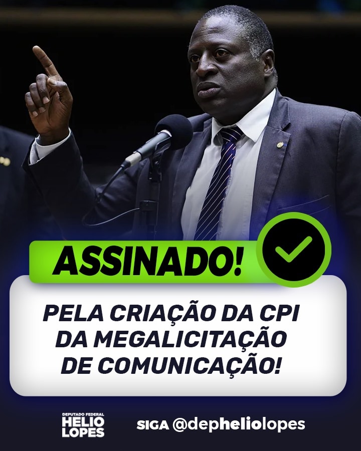 Precisamos investigar a condução do processo de licitação para a contratação de serviços de comunicação, ao custo de R$ 194 milhões e com suspeita de direcionamentos dos vencedores. A velha política voltou, mas não se perpetuará, pois estaremos firmes cobrando explicações e…