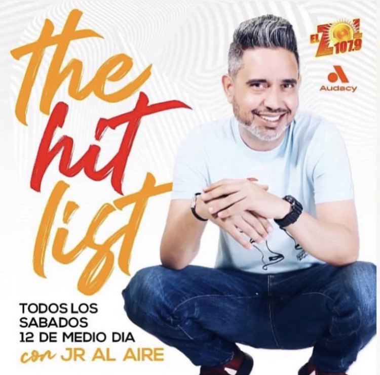 The Hit List JR y Las 20 canciones mas calientes de la Nación. 
Todos los sábados por El Zol 107.9  comenzando a las 12 del medio día y en todos los Estados Unidos por la aplicación Audacy.

@jralaire #TheHitList #DMV #DC #MD #VA #pasandoelrolo