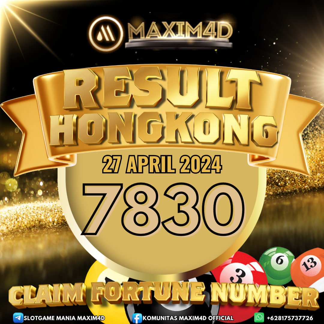 🎱RESULT HONGKONG🎱
SABTU,27 April 2024 
RESULT ⏩7830⏪SAH

MINIMAL BET 1000
DISC 4D » 64%
DISC 3D  » 56%
DISC 2D  » 28%
DAFTAR SEKARANG DI #MAXIM4D

LINK DAFTAR» shorturl.at/lotAV
#unogroup #togelonline #togeljitu #resulthongkong #resulthk #togehk #Resulttogelhariini