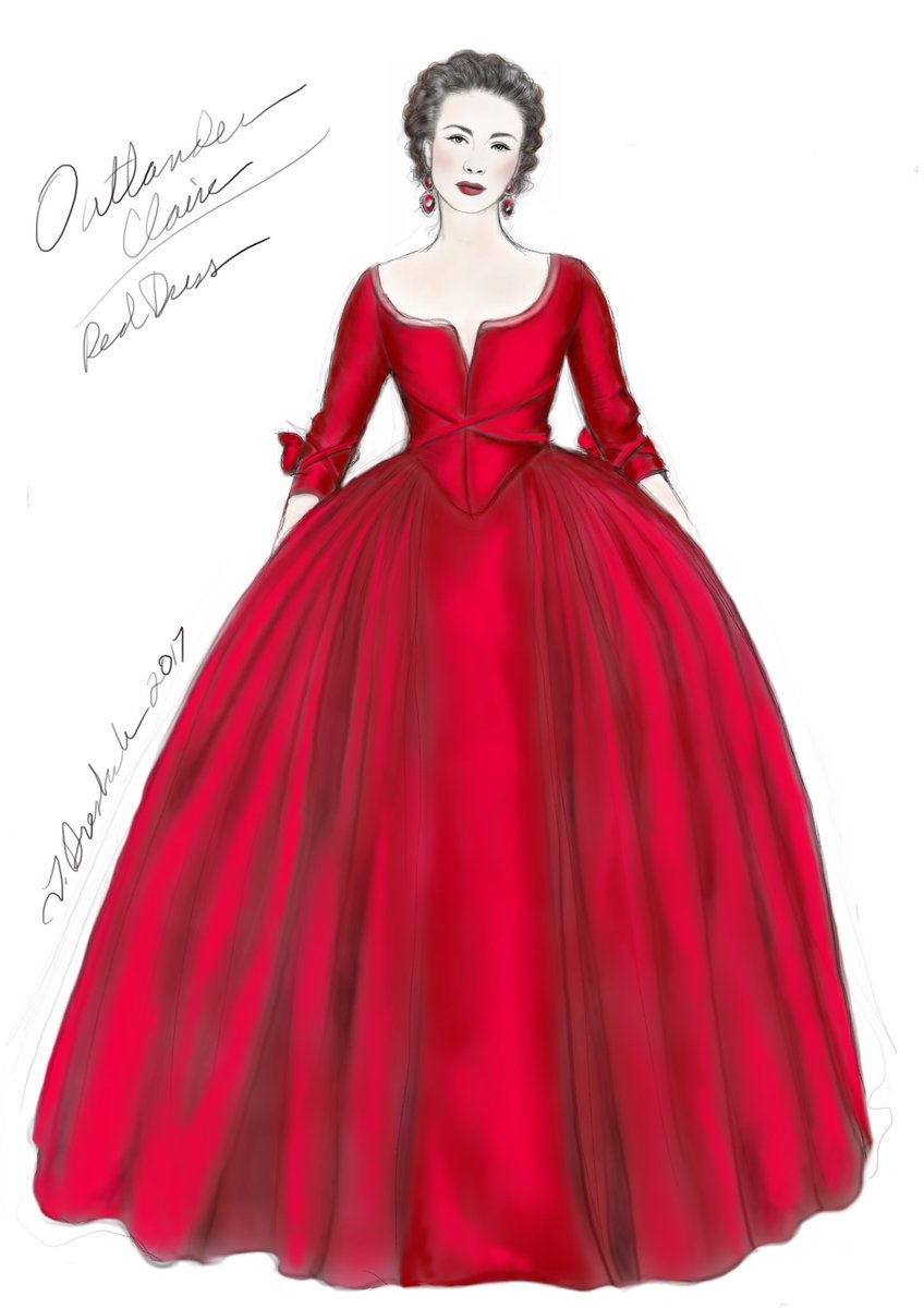 Thought you all may get a kick out of this. I am doing an appearance to discuss Costume Design. Bringing the red dress with me and just finished reworking this sketch. VERY STRANGE EXPERIENCE!