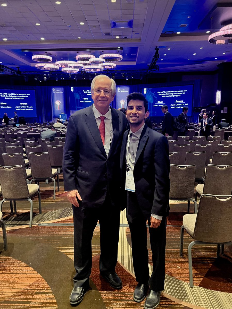 Abhishek Chakraborty (@abhiichakra) on Twitter photo Honored to have met <a href="/JCoselli_MD/">Joseph Coselli, MD</a>, a pioneer in Aortic Surgery and an inspiration to the next generation of trainees, at <a href="/AATSHQ/">AATS</a> #Aortic2024
<a href="/RutgersCTSurg/">Rutgers Cardiothoracic Surgery</a> <a href="/rwjsurgery/">Rutgers RWJMS Surgery</a> <a href="/RWJMS/">Rutgers RWJMedSchool</a> Honored to have met <a href="/JCoselli_MD/">Joseph Coselli, MD</a>, a pioneer in Aortic Surgery and an inspiration to the next generation of trainees, at <a href="/AATSHQ/">AATS</a> #Aortic2024
<a href="/RutgersCTSurg/">Rutgers Cardiothoracic Surgery</a> <a href="/rwjsurgery/">Rutgers RWJMS Surgery</a> <a href="/RWJMS/">Rutgers RWJMedSchool</a>