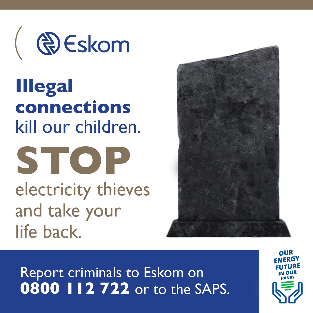Illegal connections kill! Are you willing to gamble with the lives of those you hold dear? Say no to electricity theft and vandalism! Take a stand and reclaim your power. Let's unite against these thieves and ensure a safer community.