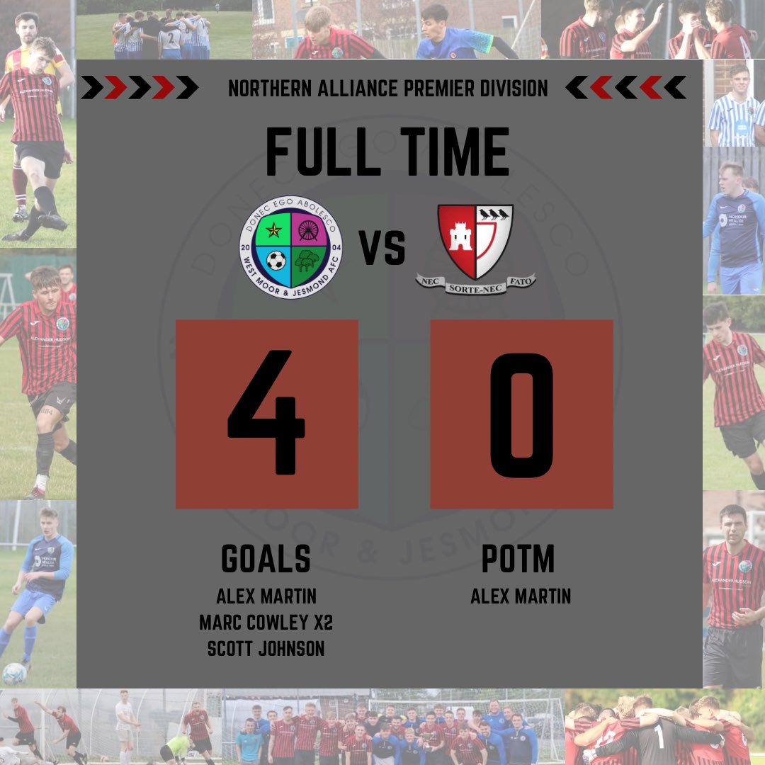 WMJAFC's tweet photo. Excellent performance from West Moor today. 4 great goals 👊 https://t.co/dkiRAWicqt