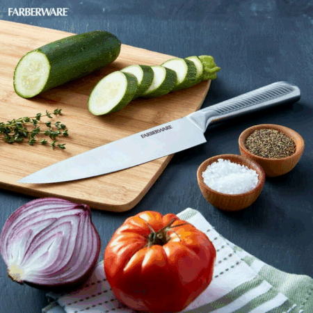 Farberware Professional 8-inch Forged Textured Stainless Steel Chef Knife

pepperkitchenshop.com/products/view/…

#kitchengadgets #kitchentools #kitchenware #kitchenutensils #grater #kitchenappliance #kitchendecor #peeler #food #applecorer #doughcutter #pizzacutter #eggseparator #teastrainer