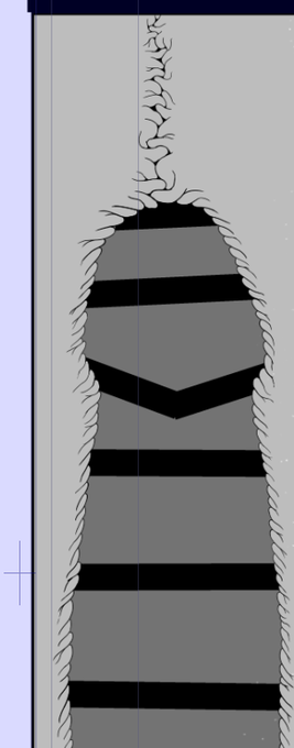 断面図塗る時は毎回一呼吸開けてからじゃないと無理 