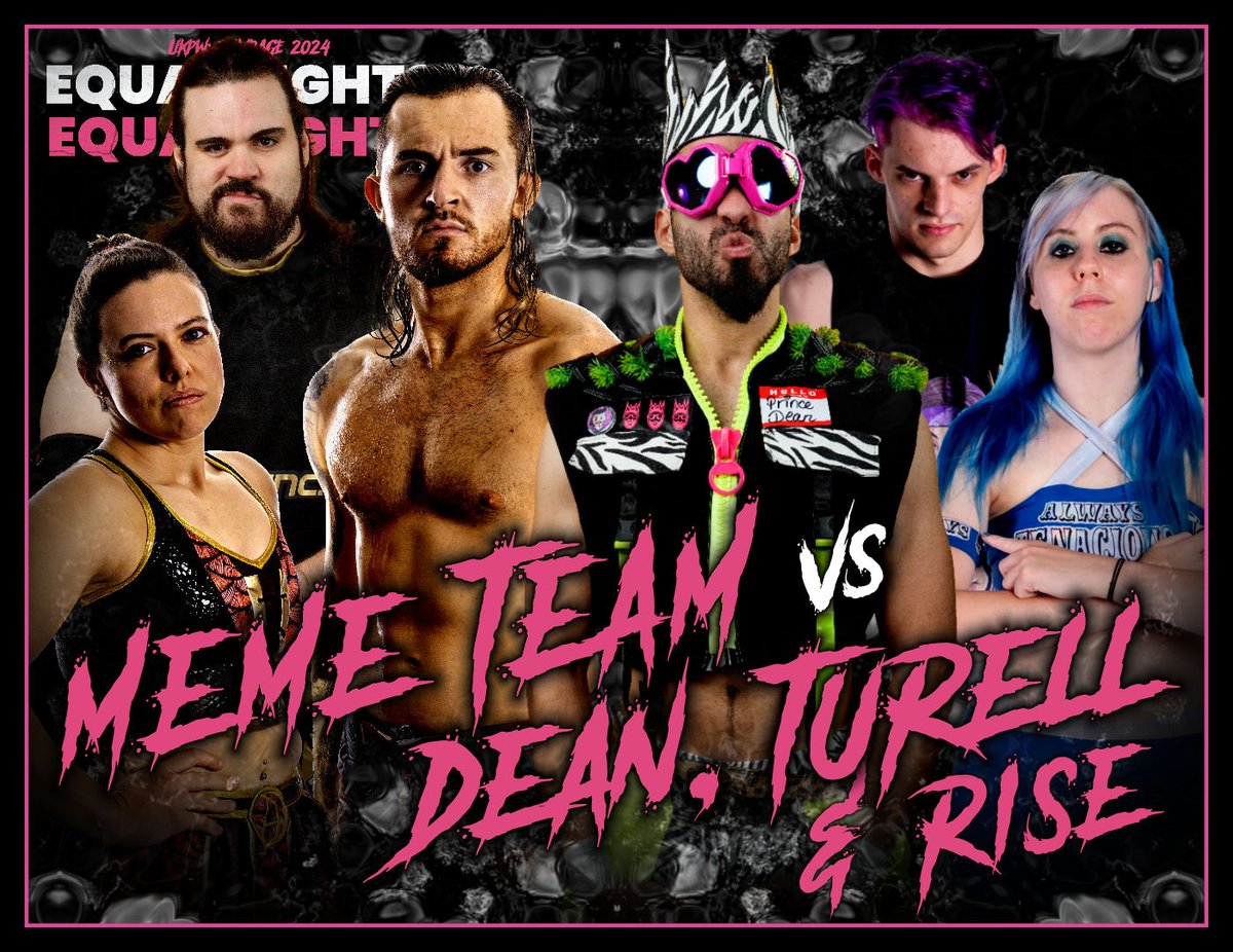 Equal Rights - Equal Fights

@A_Roth7 vs @alexxisfalcon
@HarrySeftonWres vs @safirewrestler
@_TheodorePowers vs #LouisBasham
@Artemis_PW/@adonis_payne/@Wrestling_Memes vs @tenaciousvickie/#EdinRise/@itsPrinceDean

📅May 4th
📍Falconwood Community Centre
🎟️UKPW.shop