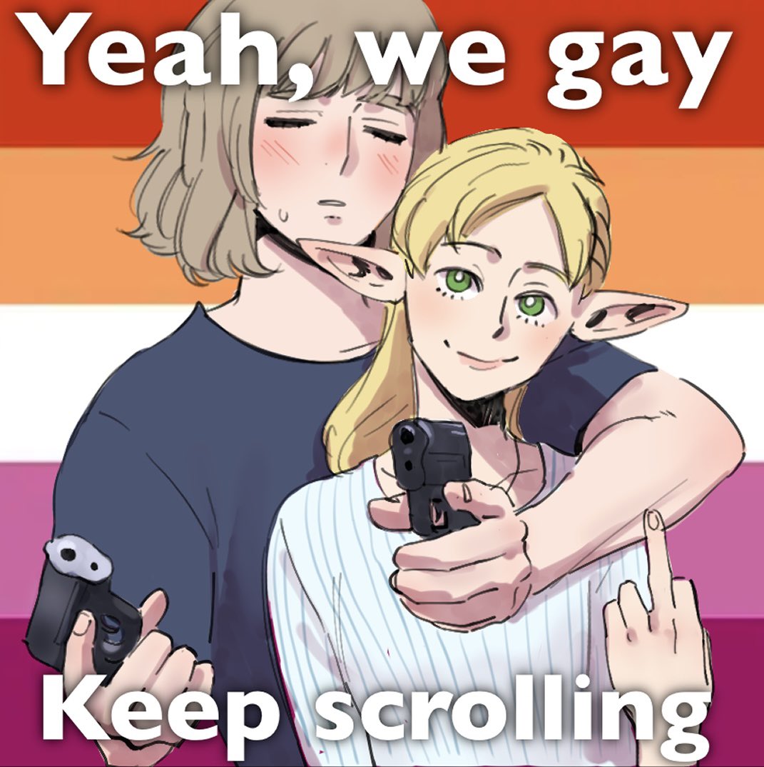 Ayo happy lesbian visibility week #dungeonmeshi