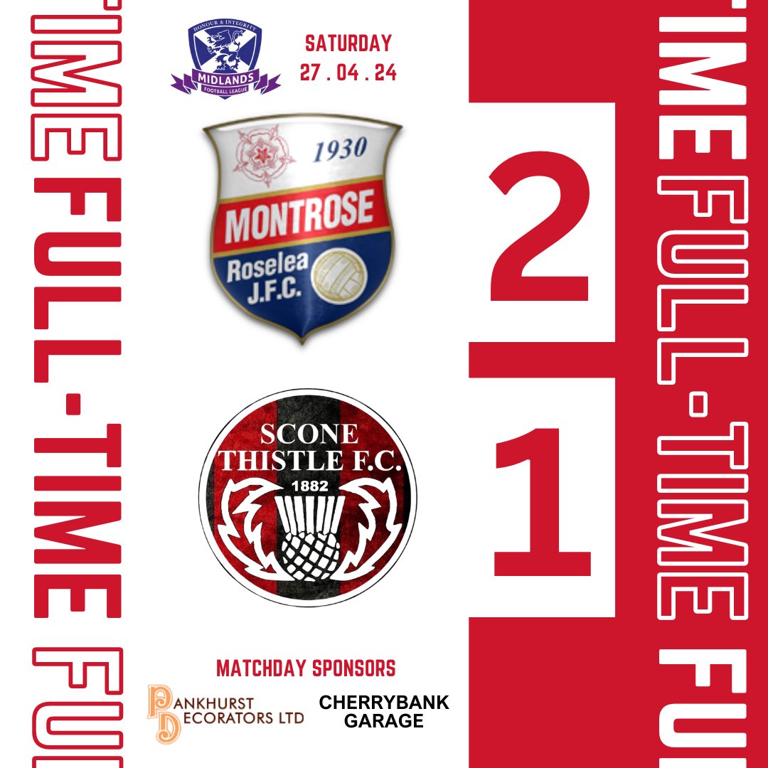 Scone Thistle FC 🔴⚫️ tweet media