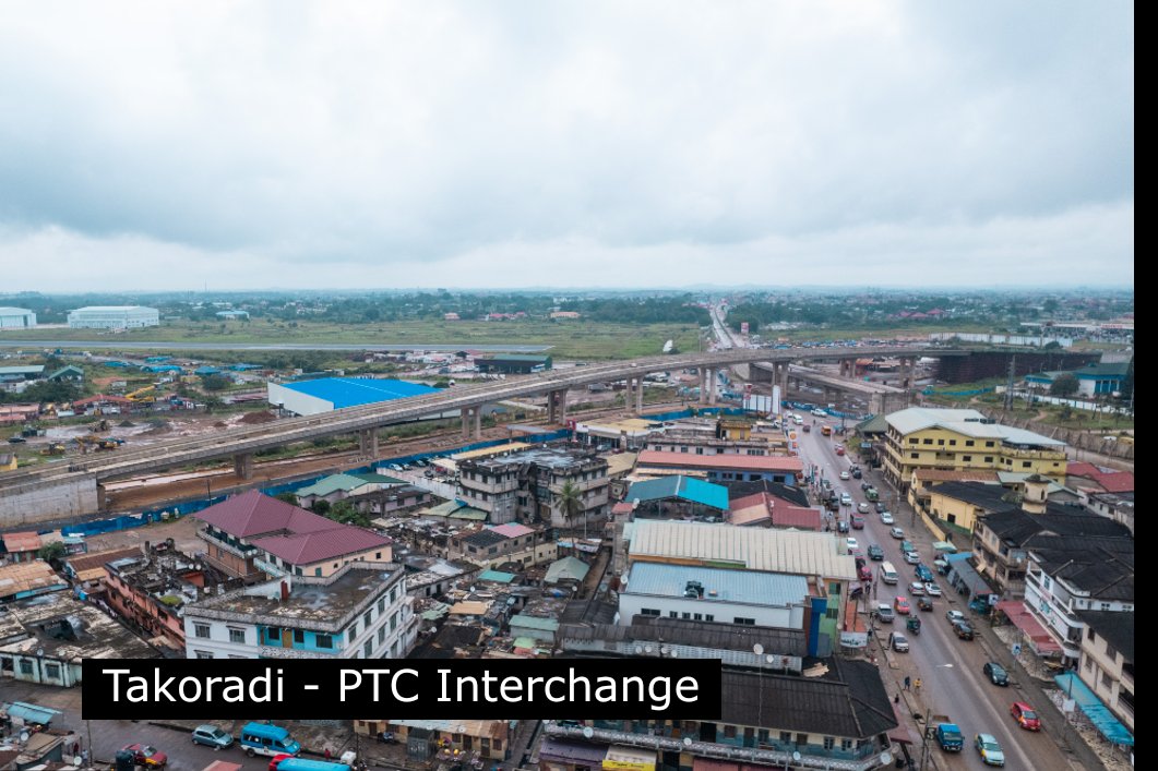 One of the most significant projects by this gov't is the 3 tier Takoradi PTC Interchange, the first ever interchange in the Western Region...

The project is currently at 82% completion rate. The gov't is committed to completing the project. Meanwhile, the government is…